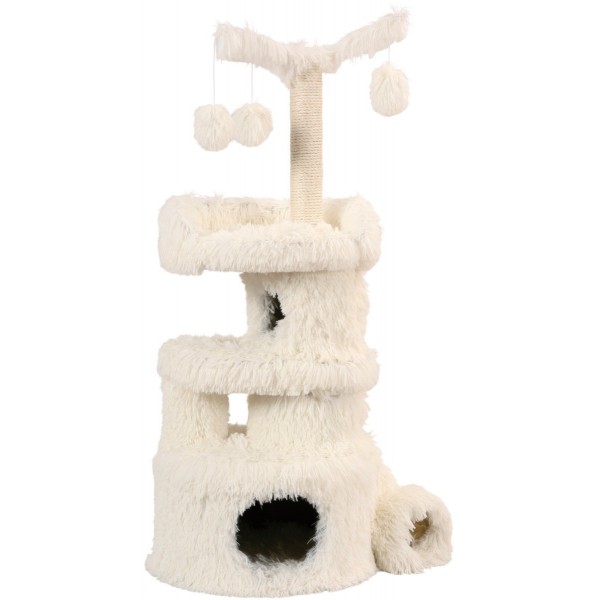 arbre a chat yeti blanc